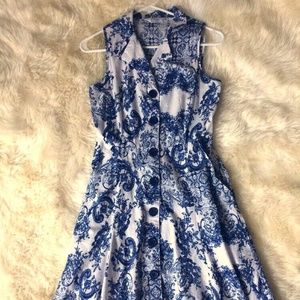 $20 w/ bundle Mlle Gabrielle Blue Floral Dress